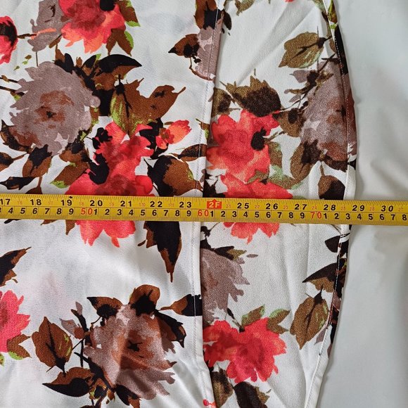 Mario Serrani Soft Floral Sleeveless Top XL - Picture 10 of 12